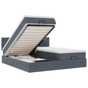 vidaXL &Omicron;&theta;&omega;&mu;&alpha;&nu;&iota;&kappa;ό &kappa;&rho;&epsilon;&beta;ά&tau;&iota; &mu;&epsilon; &sigma;&tau;&rho;ώ&mu;&alpha;&tau;&alpha; & LEDs &Sigma;&kappa;&omicron;ύ&rho;&omicron; &gamma;&kappa;&rho;&iota; &Beta;&epsilon;&lambda;&omicron;ύ&delta;&omicron;