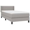 vidaXL &Kappa;&rho;&epsilon;&beta;ά&tau;&iota; Boxspring &mu;&epsilon; &Sigma;&tau;&rho;ώ&mu;&alpha; &Alpha;&nu;&omicron;&iota;&chi;&tau;ό &Gamma;&kappa;&rho;&iota; 90x200 &epsilon;&kappa;. &Upsilon;&phi;&alpha;&sigma;&mu;ά&tau;&iota;&nu;&omicron;