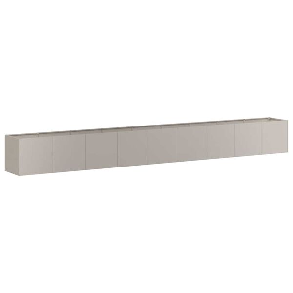 vidaXL Ζαρντινιέρα 360x40x40 εκ. Ατσάλι Σκληρυθέν στον Αέρα
