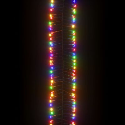 vidaXL Φωτάκια Cluster με 400 LED Πολύχρωμα 7,4 μ. από PVC