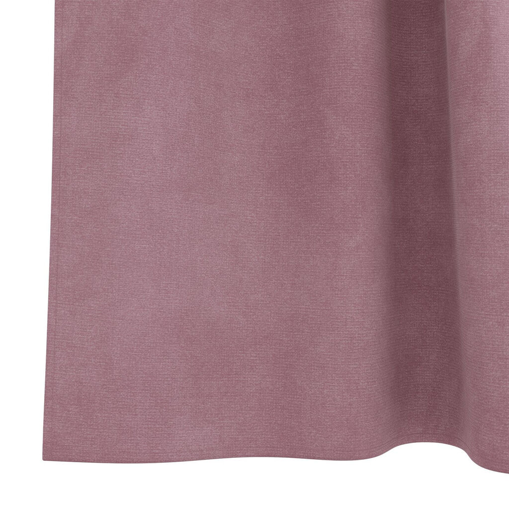 vidaXL Κουρτίνες με κουρτίνες 2 pcs Σκούρο ροζ 140 x 245 cm Βελούδο