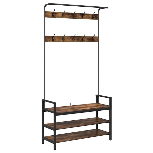 vidaXL &Kappa;&rho;&epsilon;&mu;ά&sigma;&tau;&rho;&alpha; &Kappa;&alpha;&pi;&nu;&iota;&sigma;&tau;ό &Delta;&rho;ύ&sigmaf; 95 x 34 x 184 &epsilon;&kappa; &Epsilon;&pi;&epsilon;&xi;&epsilon;&rho;&gamma;&alpha;&sigma;&mu;έ&nu;&omicron; &xi;ύ&lambda;&omicron;