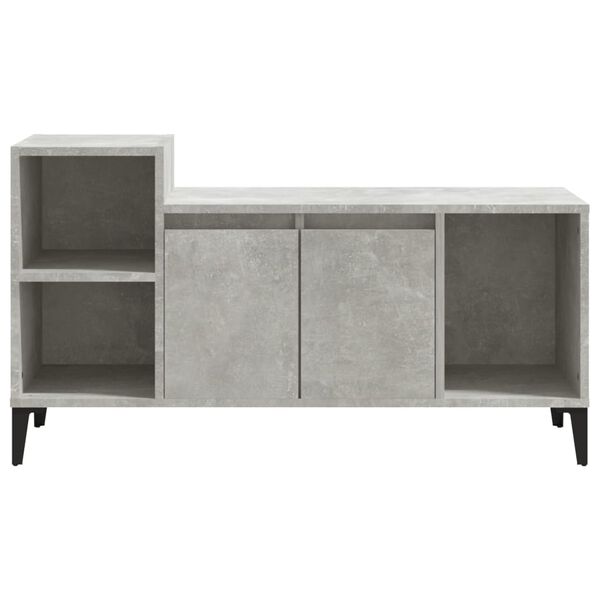 vidaXL Έπιπλο Τηλεόρασης Γκρι Σκυρ. 100x35x55 εκ. Επεξ. Ξύλο
