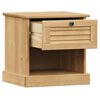 vidaXL Κομοδίνο VIGO 42 x 35 x 42 εκ. από Μασίφ Ξύλο Πεύκου