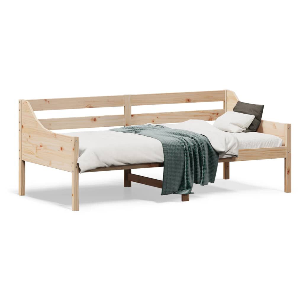 vidaXL Κρεβάτι ημέρας χωρίς στρώμα 75x190 cm Στερεό ξύλο πεύκο