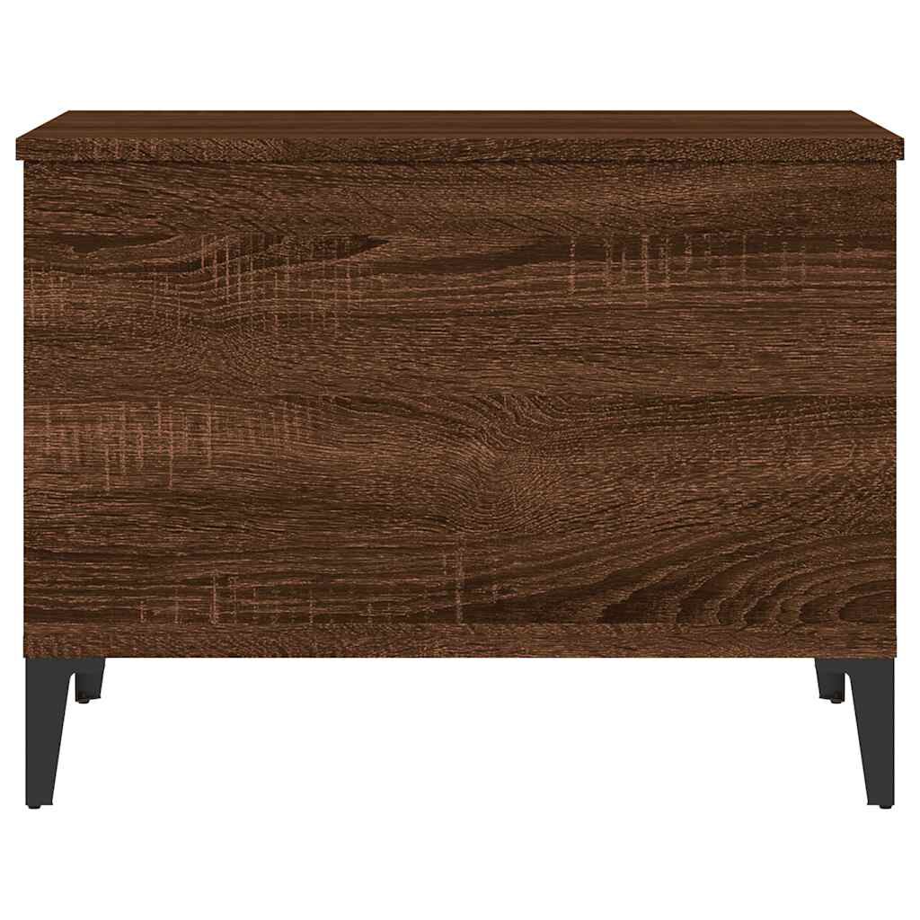 vidaXL Τραπεζάκι Σαλονιού Καφέ Δρυς 60x44,5x45 εκ. Επεξεργασμένο Ξύλο
