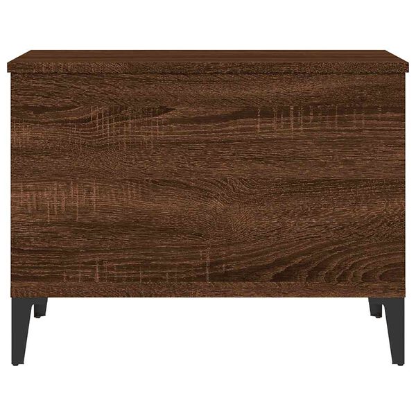 vidaXL Τραπεζάκι Σαλονιού Καφέ Δρυς 60x44,5x45 εκ. Επεξεργασμένο Ξύλο