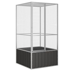 vidaXL &Kappa;&lambda;&omicron;&upsilon;&beta;ί &Pi;&omicron;&upsilon;&lambda;&iota;ώ&nu; &Alpha;&nu;&theta;&rho;&alpha;&kappa;ί 111x107x211,5 &epsilon;&kappa; &alpha;&pi;ό &Gamma;&alpha;&lambda;&beta;&alpha;&nu;&iota;&sigma;&mu;έ&nu;&omicron; &Chi;ά&lambda;&upsilon;&beta;&alpha;