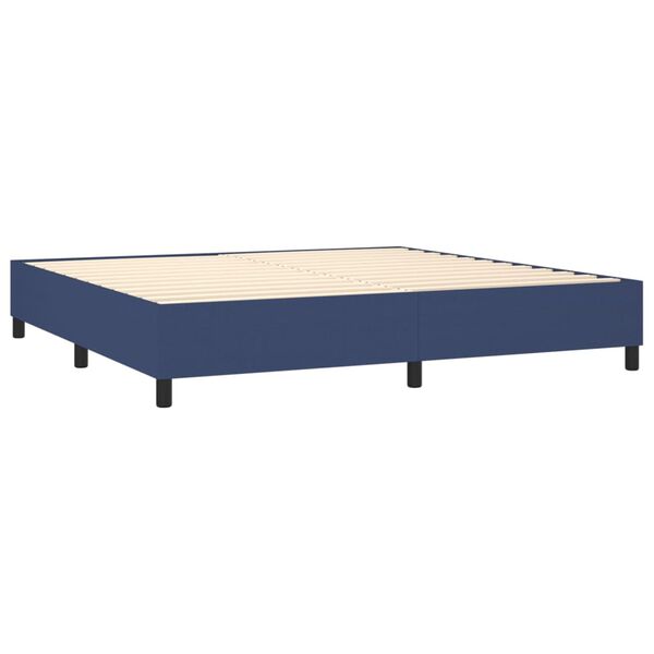 vidaXL &Kappa;&rho;&epsilon;&beta;ά&tau;&iota; Boxspring &mu;&epsilon; &Sigma;&tau;&rho;ώ&mu;&alpha; &Mu;&pi;&lambda;&epsilon; 200x200 &epsilon;&kappa;. &Upsilon;&phi;&alpha;&sigma;&mu;ά&tau;&iota;&nu;&omicron;