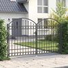 vidaXL Πύλη Φράχτη Άλλο Γκρι 300 x 175 cm Ατσάλι