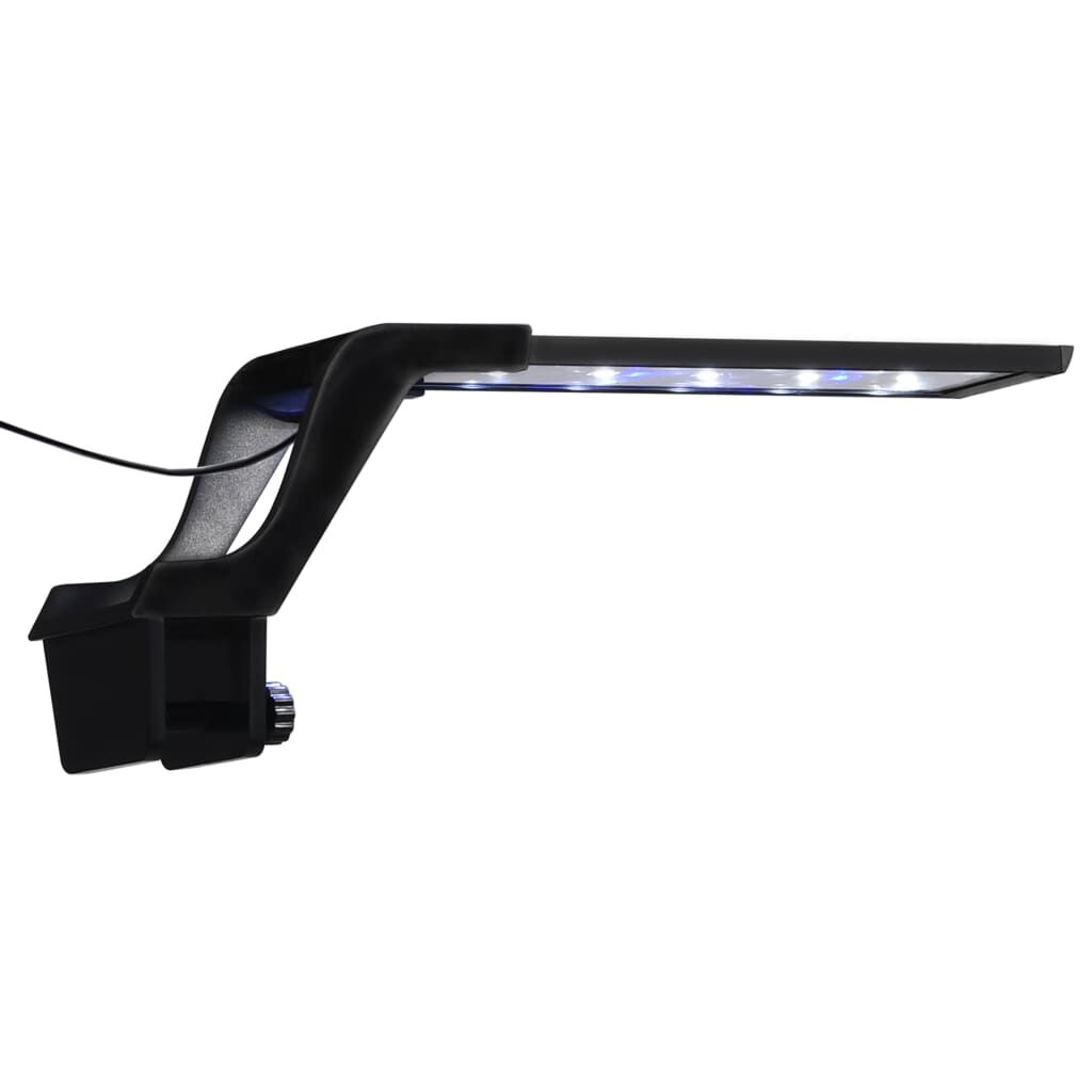 vidaXL Φωτιστικό Ενυδρείου LED με Σφιγκτήρα Μπλε/Λευκό 25-45 εκ.