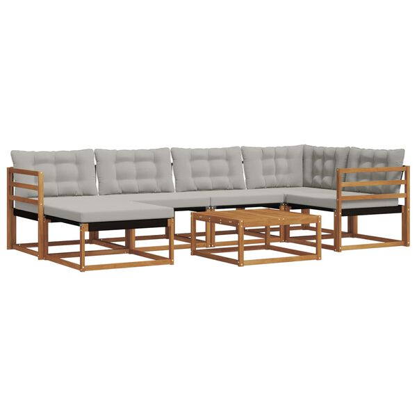 vidaXL &Sigma;&epsilon;&iota;&rho;ά &Kappa;&alpha;&nu;&alpha;&pi;έ &Epsilon;&xi;&omega;&tau;&epsilon;&rho;&iota;&kappa;&omicron;ύ 7 pcs &Phi;&upsilon;&sigma;&iota;&kappa;ό &kappa;&alpha;&iota; &Alpha;&nu;&omicron;&iota;&chi;&tau;ό &Gamma;&kappa;&rho;&iota;