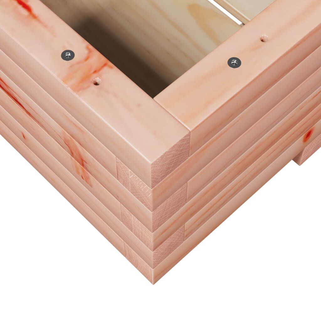 vidaXL Ζαρντινιέρα Κήπου 110x60x26,5 εκ. από Μασίφ Ξύλο Ψευδοτσούγκας