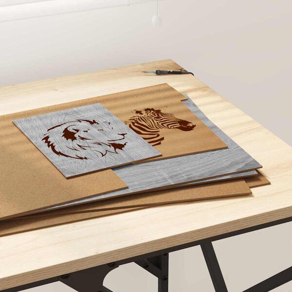 vidaXL Διακοσμητικά Πάνελ 50 pcs Γκρι sonoma 30 x 42 x 0.3 εκ