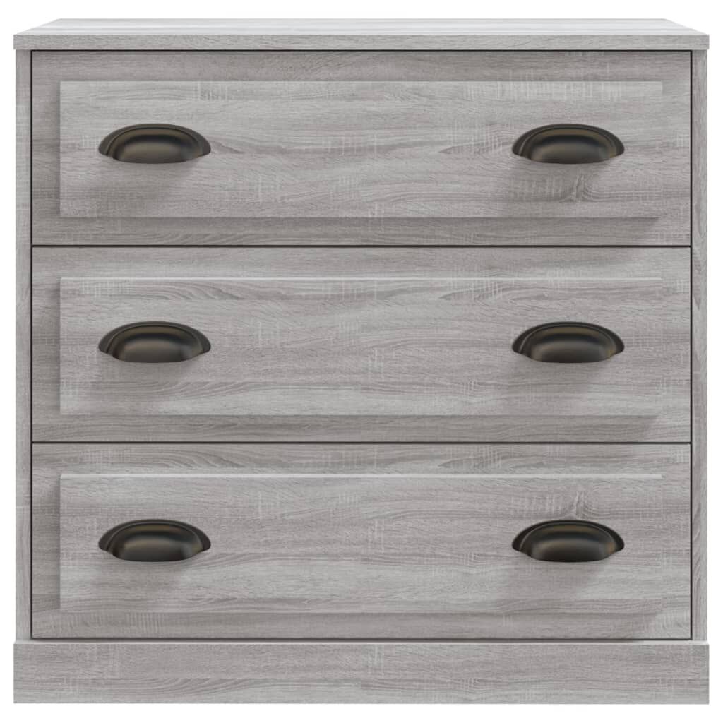 vidaXL Μπουφές Γκρι Sonoma 70x35,5x67,5 εκ. από Επεξεργασμένο Ξύλο