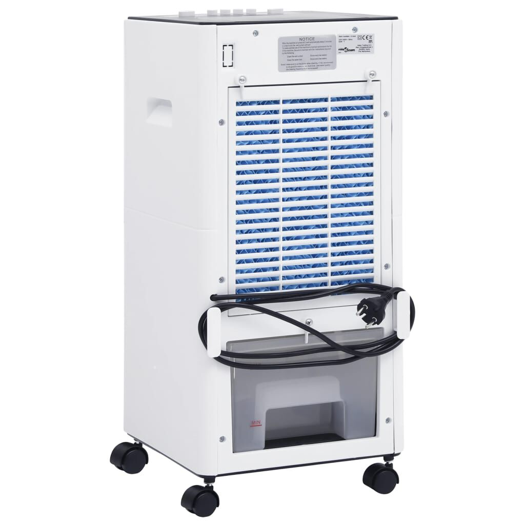 vidaXL Air Cooler Φορητό 3 σε 1 Ασπρόμαυρο 61 x 31 x 27 εκ. 65 W