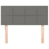 vidaXL Κεφαλάρι Κρεβατιού Σκούρο Γκρι 100x5x78/88 εκ. Υφασμάτινο