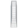 vidaXL Συρματοκιβώτιο Τοξωτό 200x30x100/120εκ. από Γαλβανισμένο Χάλυβα