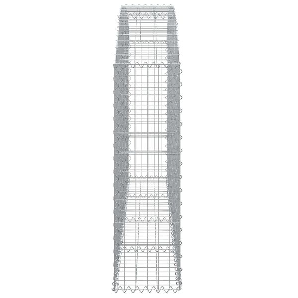 vidaXL Συρματοκιβώτιο Τοξωτό 200x30x100/120εκ. από Γαλβανισμένο Χάλυβα