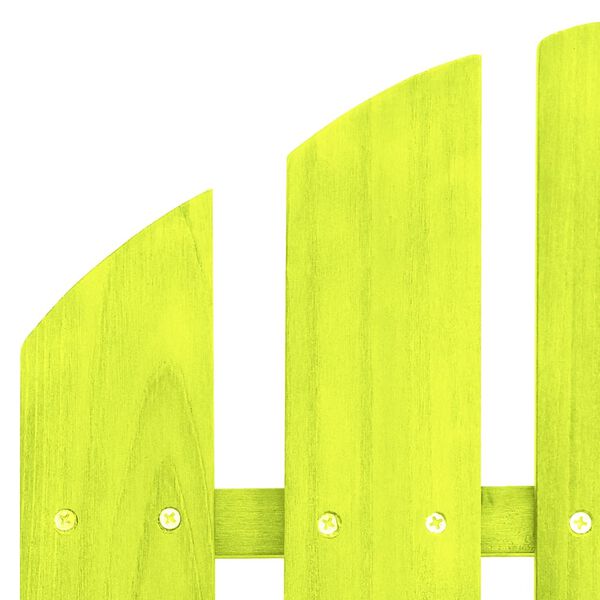 vidaXL Καρέκλα Κήπου Adirondack Διθέσια Πράσινη από Μασίφ Ξύλο Ελάτης
