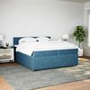 vidaXL &Kappa;&rho;&epsilon;&beta;ά&tau;&iota; Boxspring &mu;&epsilon; &Sigma;&tau;&rho;ώ&mu;&alpha; &Mu;&pi;&lambda;&epsilon; 200x200 &epsilon;&kappa;. &Beta;&epsilon;&lambda;&omicron;ύ&delta;&iota;&nu;&omicron;