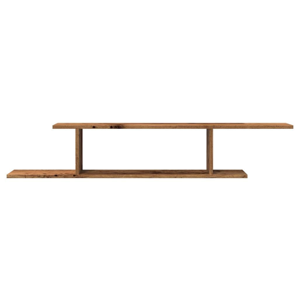 vidaXL Ράφι Τηλεόρασης Επιτοίχιο 125x18x23 εκ. Επεξ. Ξύλο