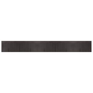 vidaXL Χαλί Ορθογώνιο Σκούρο Καφέ 60 x 500 εκ. Μπαμπού