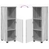 vidaXL Σετ Επίπλων Μπάνιου με ράφι 5 pcs Γκρι sonoma 30 x 35 x 192 εκ.