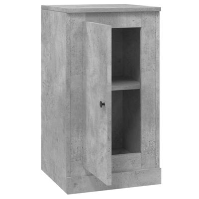 vidaXL Ντουλάπια 2 τεμ. Γκρι Σκυροδέματος 37,5x35,5x67,5 εκ. Επ. Ξύλο