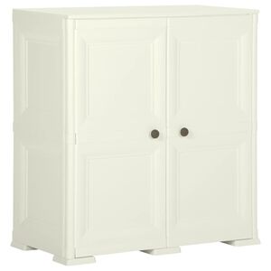 vidaXL &Pi;&lambda;&alpha;&sigma;&tau;&iota;&kappa;ό &Nu;&tau;&omicron;&upsilon;&lambda;ά&pi;&iota; &Kappa;&rho;&epsilon;&mu; &Alpha;&nu;&omicron;&iota;&chi;&tau;ό 79 x 43 x 85,5&epsilon;&kappa; &mu;&epsilon; &Sigma;&chi;έ&delta;&iota;&omicron; &Xi;ύ&lambda;&omicron;&upsilon;
