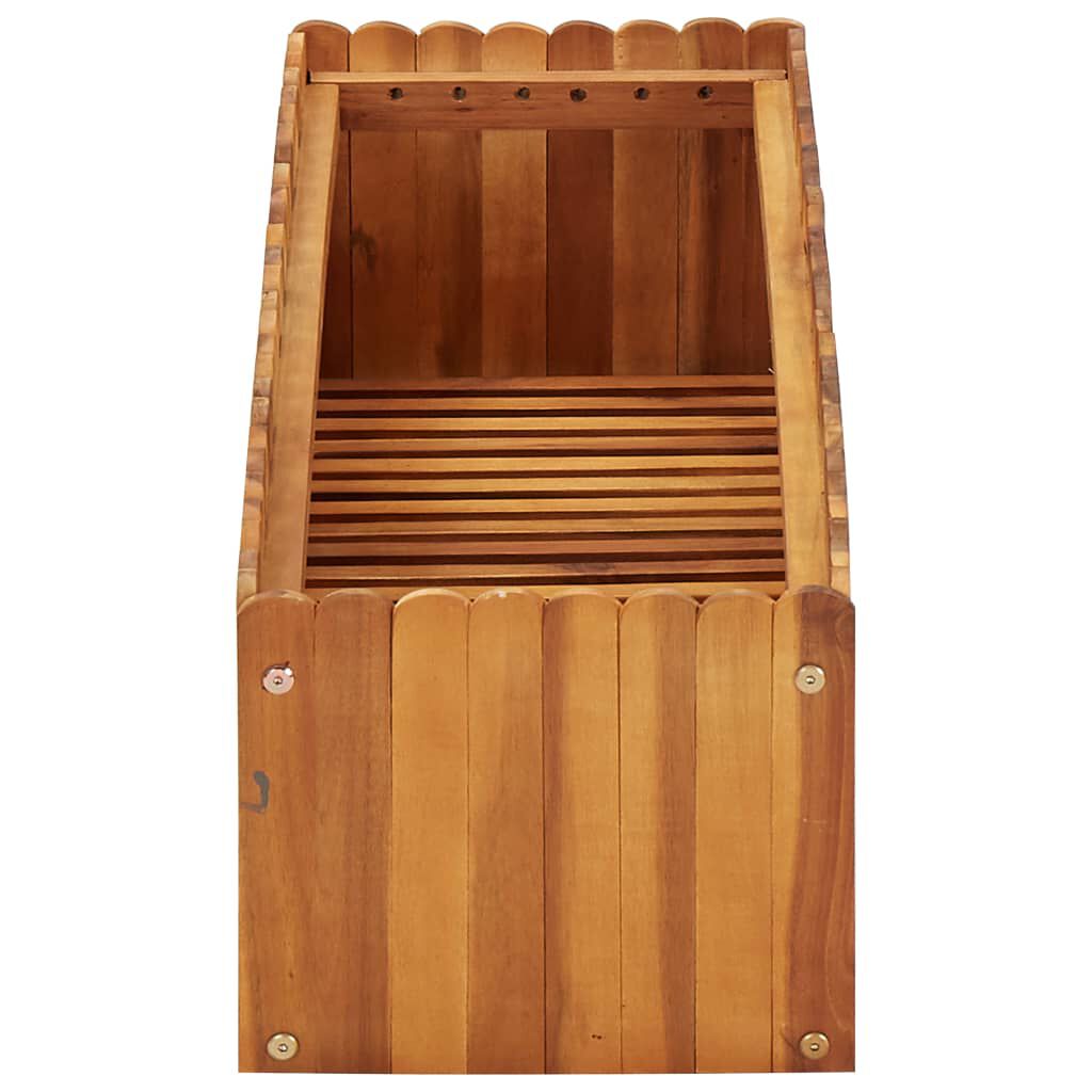 vidaXL Ζαρντινιέρα Υπερυψωμένη 100 x 30 x 25 εκ. Μασίφ Ξύλο Ακακίας