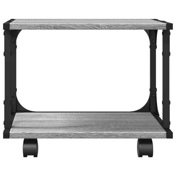 vidaXL Βάση Εκτυπωτή 2 Επιπέδων Γκρι Sonoma 41x28x33,5 εκ Επεξ. Ξύλο