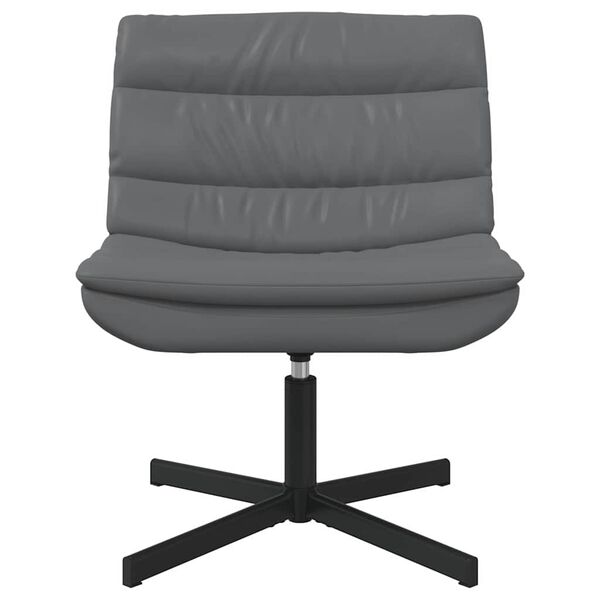 vidaXL Περιστρεφόμενη καρέκλα Γκρι 63 x 75 x 76 εκ PU