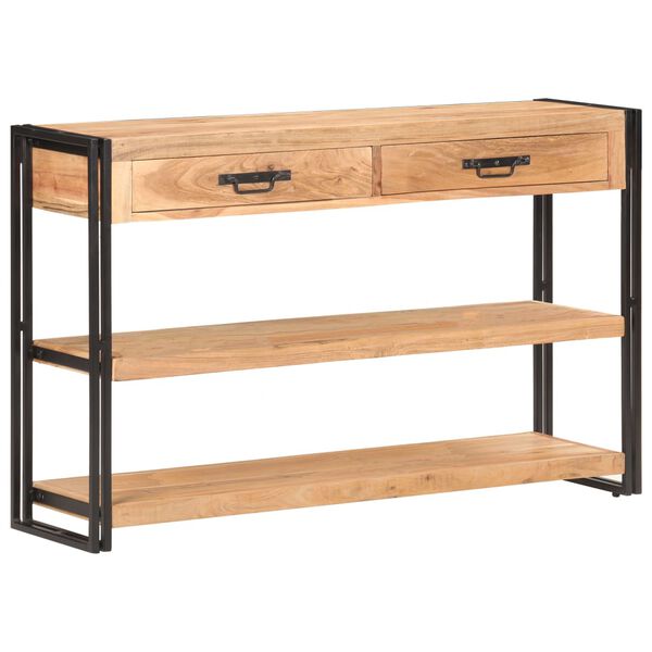 vidaXL Κονσόλα 120 x 30 x 75 εκ. από Μασίφ Ξύλο Ακακίας