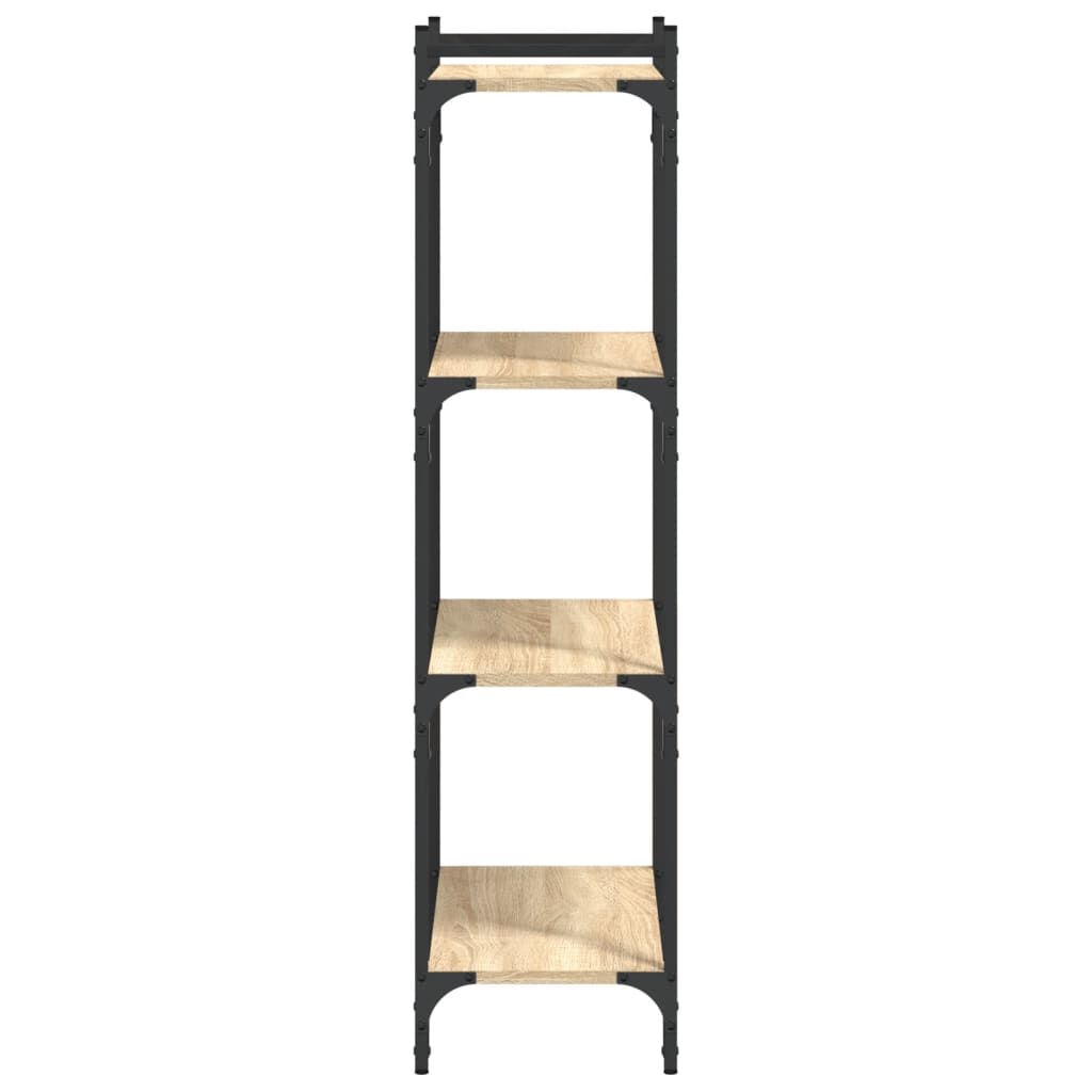 vidaXL Βιβλιοθήκη 4 Επιπέδων Sonoma Δρυς 60x30x120 εκ. Επεξεργ. Ξύλο