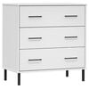 vidaXL &Nu;&tau;&omicron;&upsilon;&lambda;ά&pi;&iota; OSLO &mu;&epsilon; 3 &Sigma;&upsilon;&rho;&tau;ά&rho;&iota;&alpha; &Lambda;&epsilon;&upsilon;&kappa;ό 77x40x79,5 &epsilon;&kappa;. &Mu;&alpha;&sigma;ί&phi; &Xi;ύ&lambda;&omicron;
