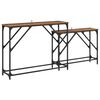 vidaXL &Tau;&rho;&alpha;&pi;έ&zeta;&iota; &kappa;&omicron;&nu;&sigma;ό&lambda;&alpha;&sigmaf; 2 pcs &Pi;&alpha;&lambda;&iota;ό &Xi;ύ&lambda;&omicron; 100 x 28 x 75 &epsilon;&kappa;.