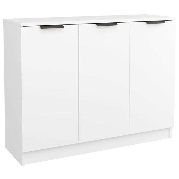 vidaXL Συρταριέρα Λευκή 90,5 x 30 x 70 εκ. από Επεξεργασμένο Ξύλο