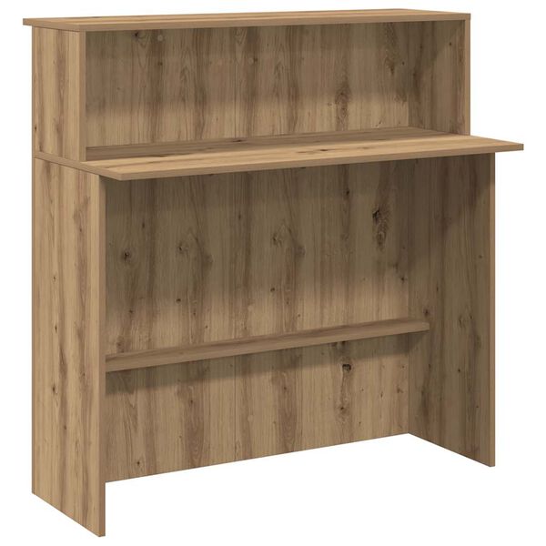 vidaXL Γραφείο υποδοχής 100x50x103,5 εκ. Επεξεργασμένο Ξύλο