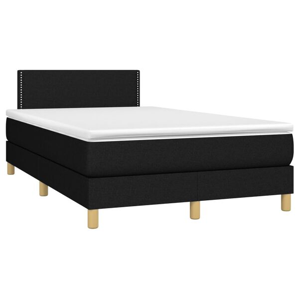 vidaXL &Kappa;&rho;&epsilon;&beta;ά&tau;&iota; Boxspring &mu;&epsilon; &Sigma;&tau;&rho;ώ&mu;&alpha; &Mu;&alpha;ύ&rho;&omicron; 120x200 &epsilon;&kappa;. &Upsilon;&phi;&alpha;&sigma;&mu;ά&tau;&iota;&nu;&omicron;