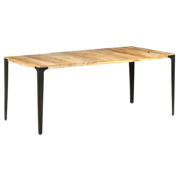 vidaXL Τραπεζαρία 180 x 90 x 76 εκ. από Μασίφ Ξύλο Μάνγκο