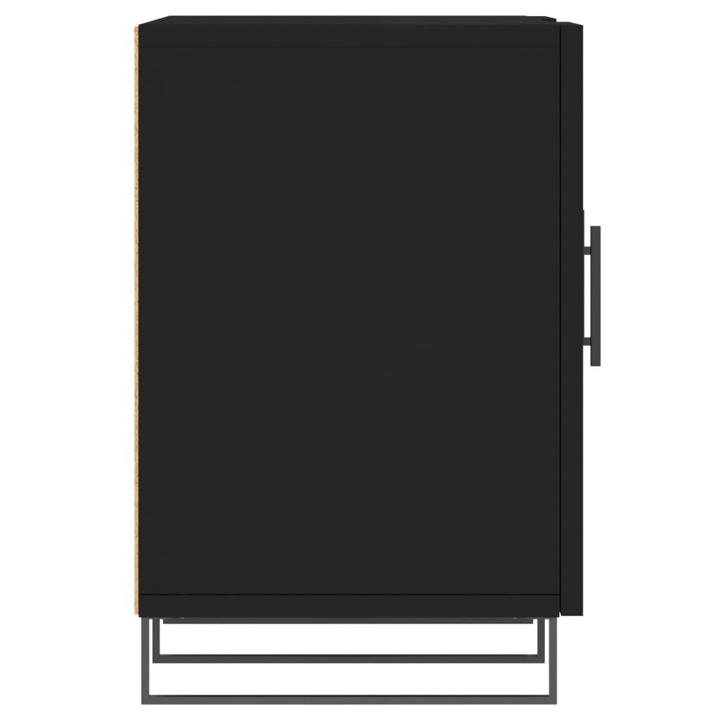 vidaXL Έπιπλο Τηλεόρασης Μαύρο 150x30x50 εκ. Επεξεργασμένο Ξύλο