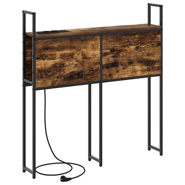 vidaXL Κεφαλάρι Αποθήκης Καπνιστή δρυς 75 cm Επεξεργασμένο ξύλο