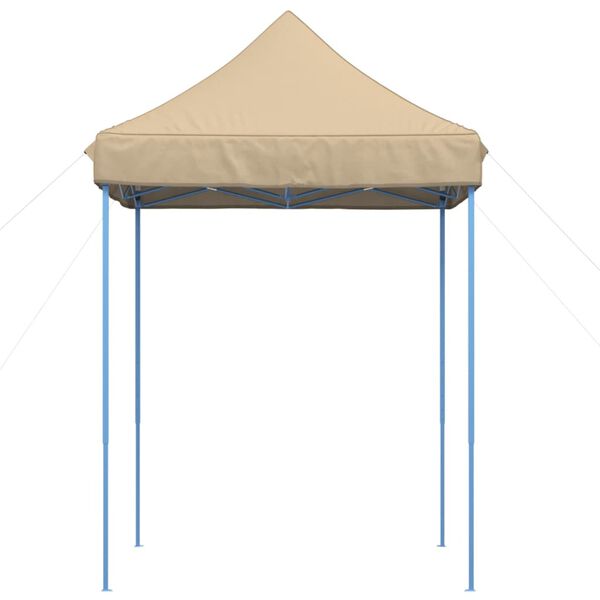 vidaXL Τέντα Εκδηλώσεων Πτυσσόμενη Pop-Up Μπεζ 200x200x306 εκ.