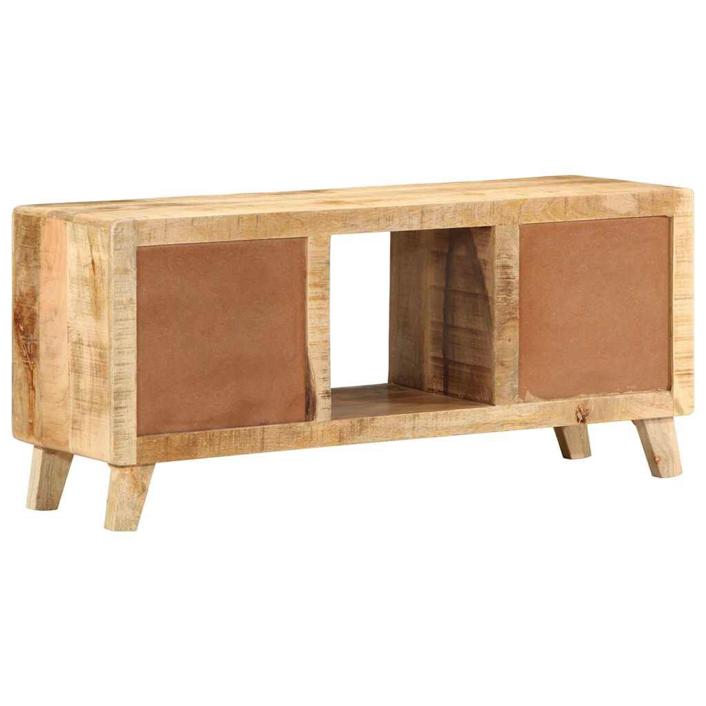 ντουλάπι τηλεόρασης vidaXL 105x46x32 cm μασίφ ξύλο ακατέργαστο μάνγκο
