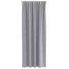 vidaXL Κουρτίνες 2 pcs Ανοιχτό γκρι 245x140εκ. Πολυεστέρας