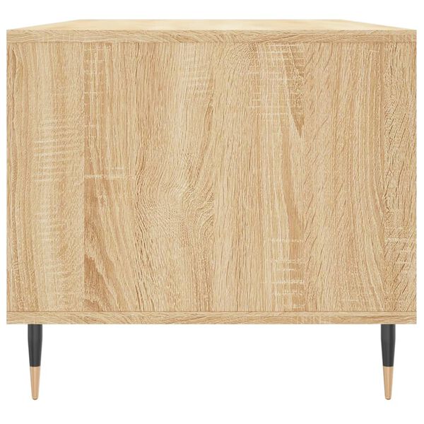 vidaXL Τραπεζάκι Σαλονιού Sonoma Δρυς 90x49x45 εκ. Επεξεργασμένο Ξύλο
