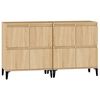 vidaXL Ντουλάπια 2 τεμ. Sonoma Δρυς 60x35x70 εκ. Επεξεργασμένο Ξύλο