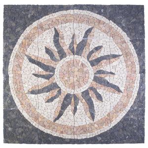 vidaXL &Mu;&omega;&sigma;&alpha;ϊ&kappa;ά &Pi;&lambda;&alpha;&kappa;ά&kappa;&iota;&alpha; Ή&lambda;&iota;&omicron;&sigmaf; &Pi;&omicron;&lambda;ύ&chi;&rho;&omega;&mu;&omicron; 120 x 120 cm &Mu;ά&rho;&mu;&alpha;&rho;&omicron;