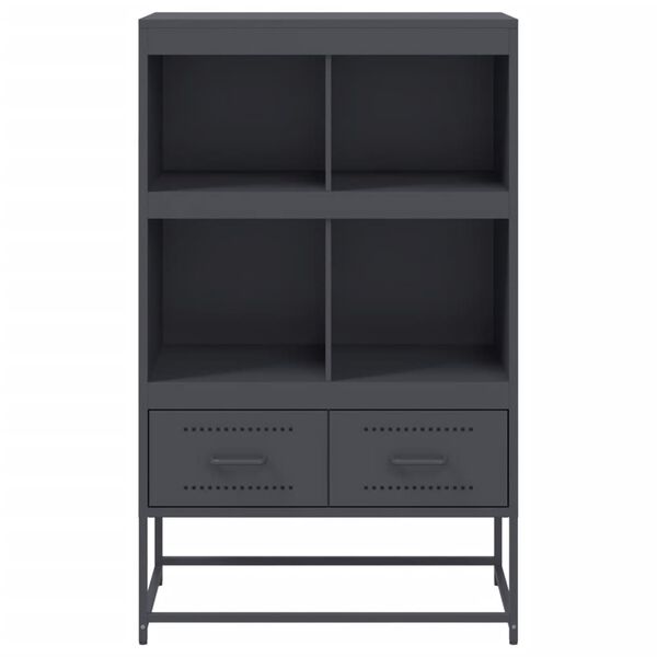 vidaXL Ντουλάπι Ανθρακί 68x39x111,5 εκ. από Χάλυβα